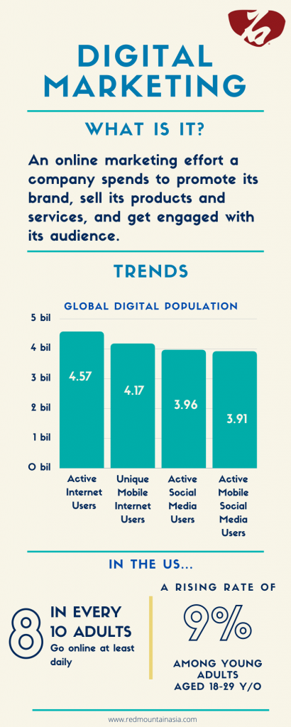 Digital Marketing Introduction Infographic